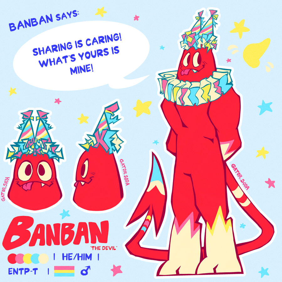 "BANBAN CHARACTER SHEET"